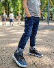 Resim Çocuk Cırt Cırtlı Bağcıklı Spor Ayakkabı Günlük Rahat Sneaker Okul Ayakkabısı