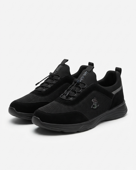 Resim Erkek Stoperli Bağcıklı Fileli Günlük Sneaker Spor Ayakkabı