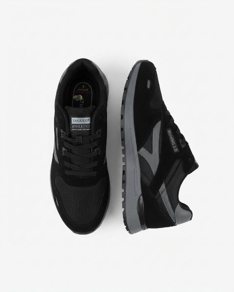 Resim Erkek Şeritli Yazılı Bağcıklı Günlük Sneaker Spor Ayakkabı