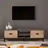 Resim Movemo 160 cm TV Sehpası Antrasit-Çam