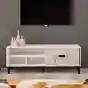 Resim Movemo 130 cm TV Sehpası Beyaz-Mola Mermer