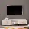 Resim Movemo 180 cm TV Sehpası Beyaz-Mola Mermer