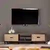 Resim Movemo 180 cm TV Sehpası Antrasit-Atlantik Çam
