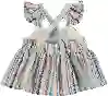 Resim Çizgili Askılı Bluz 17306