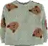 Resim Ayıcık Baskılı Sweatshirt 17120