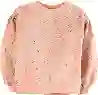 Resim Çiçek Baskılı Sweatshirt 16904