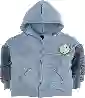 Resim Nakışlı Fermuarlı Sweatshirt 17027