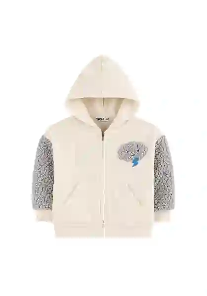 Resim Nakışlı Kapüşonlu Sweatshirt 17009