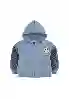 Resim Nakışlı Fermuarlı Sweatshirt 17027
