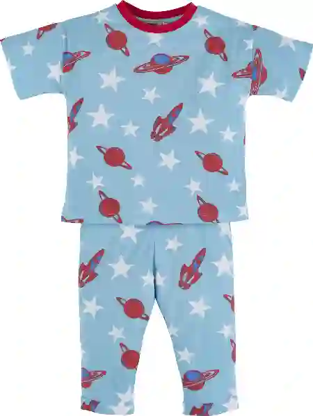 Resim Uzay Baskılı Pijama Takım 16618