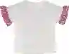 Resim Kolu Fırfırlı T-shirt 19260