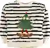 Resim Çam Ağacı Nakışlı Sweatshirt 17116