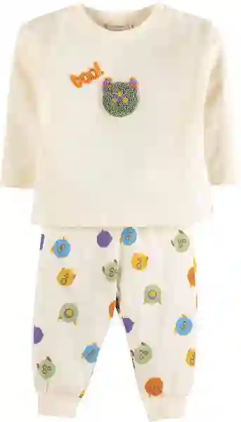Resim Nakışlı Pijama Takımı 17132