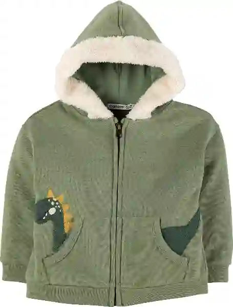 Resim Nakışlı Fermuarlı Sweatshirt 17025