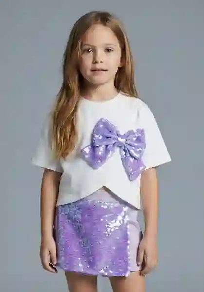 Resim Payetli T-shirt 19216