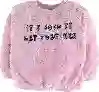 Resim Yazı Nakışlı Sweatshirt 16019
