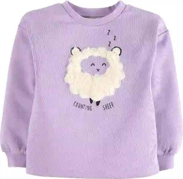 Resim Nakışlı Sweatshirt 16965