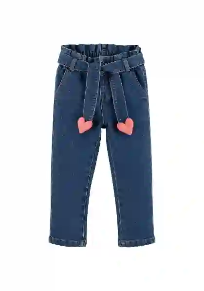 Resim Nakışlı Kot Pantolon 16934