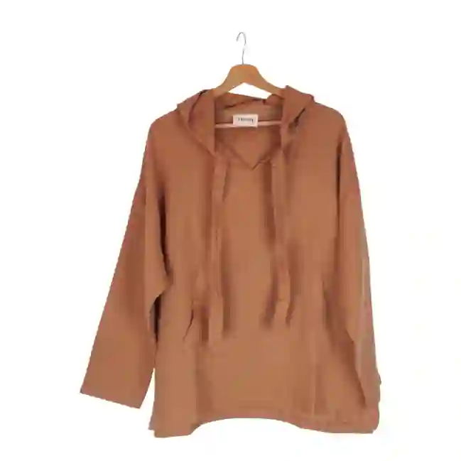 Resim NEFES UNISEX HOODIE TOPRAK